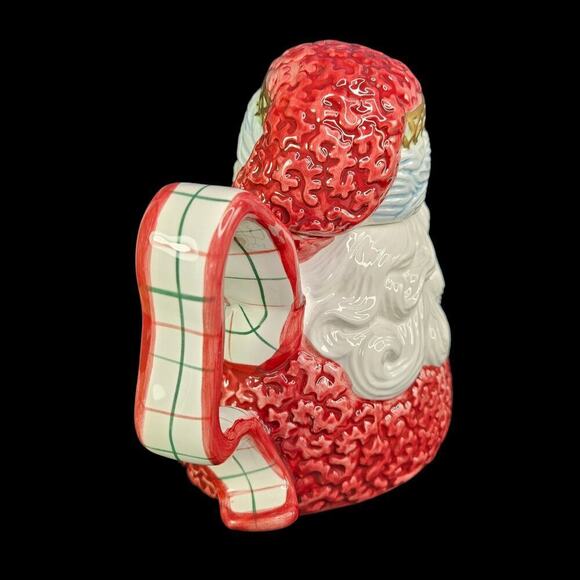 Santa Claus Teapot Christmas Figural Tea Pot Ceramic St‎ Nicholas Decor Box New - Picture 3 of 12